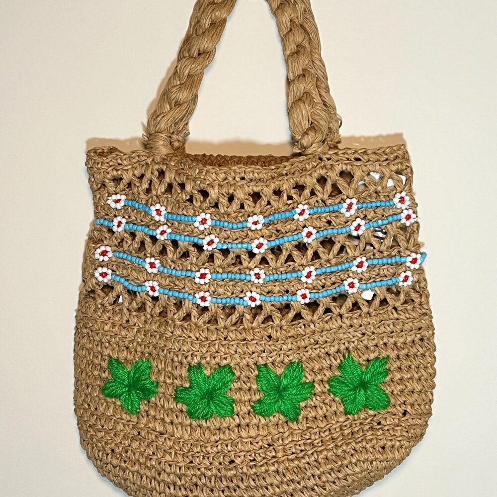 Urban Outfitters Woven Straw Purse